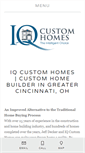 Mobile Screenshot of iqcustomhomes.com