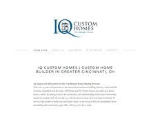 Tablet Screenshot of iqcustomhomes.com